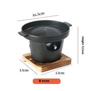 japanese style mini barbecue stove, view 3 - MRSLM