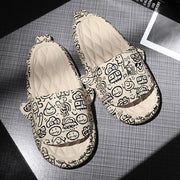 cute shark couple casual slippers, view 6 - MRSLM
