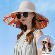 Large brim women's sun hat, view 6 - MRSLM