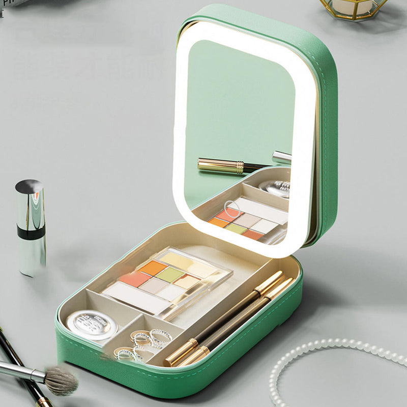 portable LED makeup mirror, view 6 - MRSLM