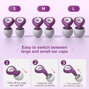 sleep and swim ear plug set, view 9 - MRSLM
