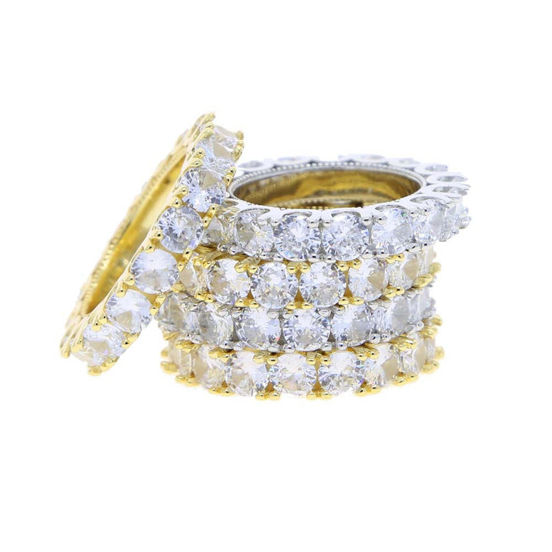 men's simple zirconia ring, view 2 - MRSLM