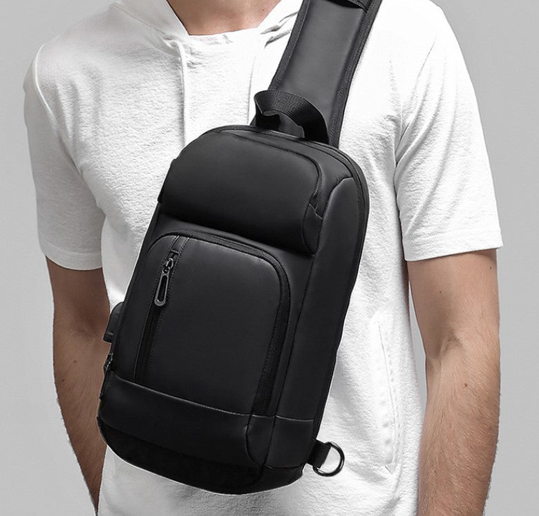 men's casual shoulder bag, view 4 - MRSLM