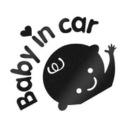 baby on board cartoon car sticker, view 7 - MRSLM