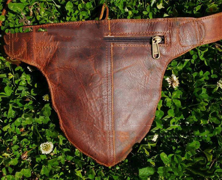 vintage heart belt satchel, view 3 - MRSLM