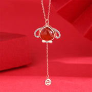 moving rabbit ear necklace - MRSLM