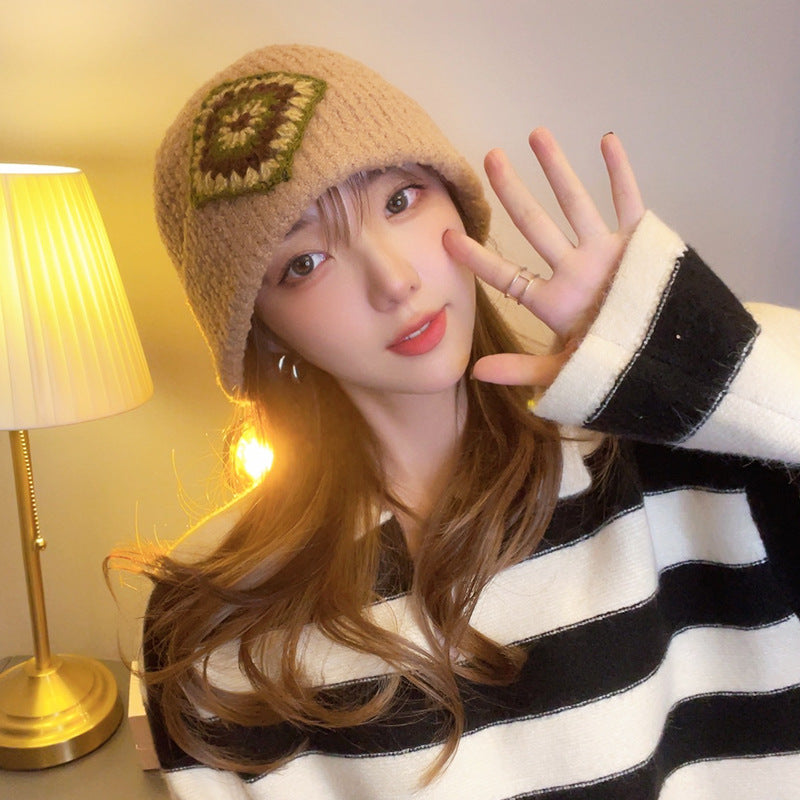 retro knitted pot hat for women, view 5 - MRSLM
