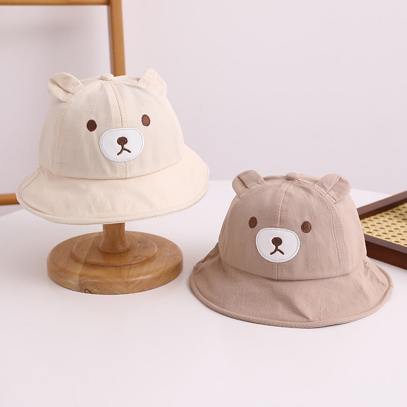 kids bear bucket hat, view 7 - MRSLM