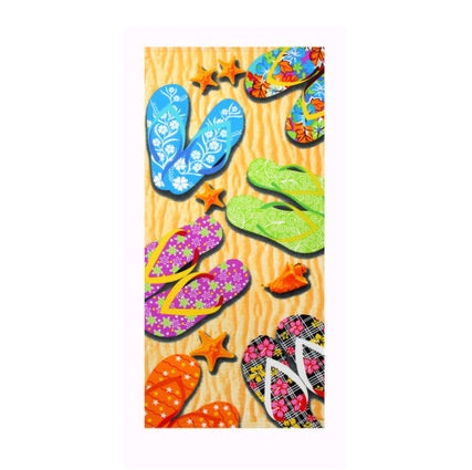 Large printed microfiber beach towel, view 14 - MRSLM