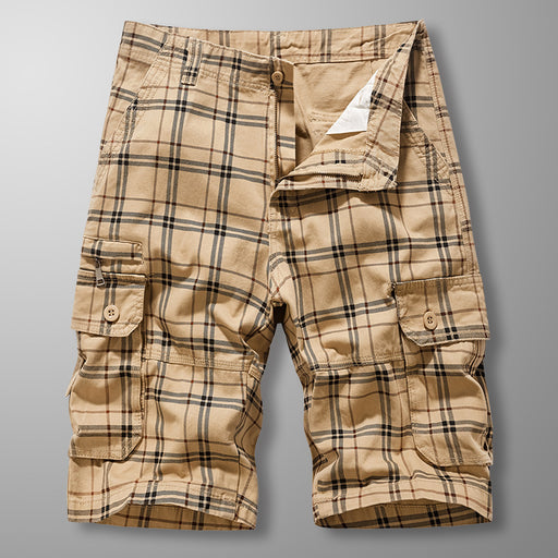 plaid workwear shorts - MRSLM