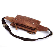 men's real leather chest bag, view 4 - MRSLM