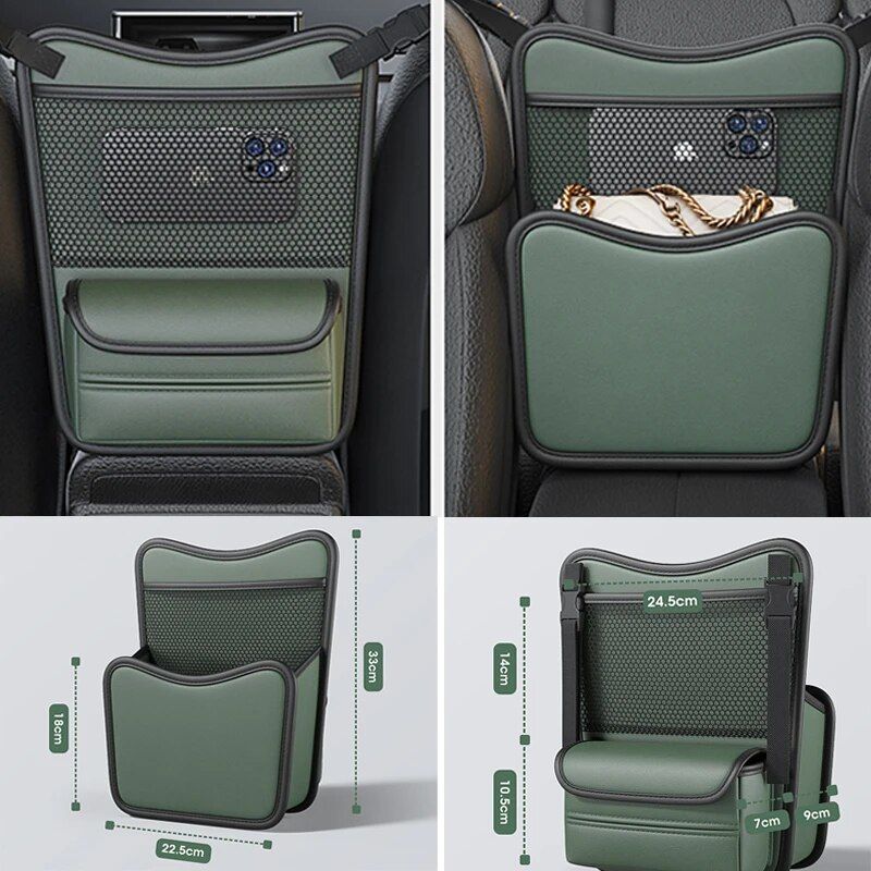 car seat gap organizer net pocket, view 8 - MRSLM