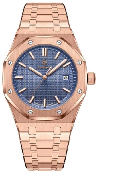 men's luminous calendar quartz watch, view 5 - MRSLM