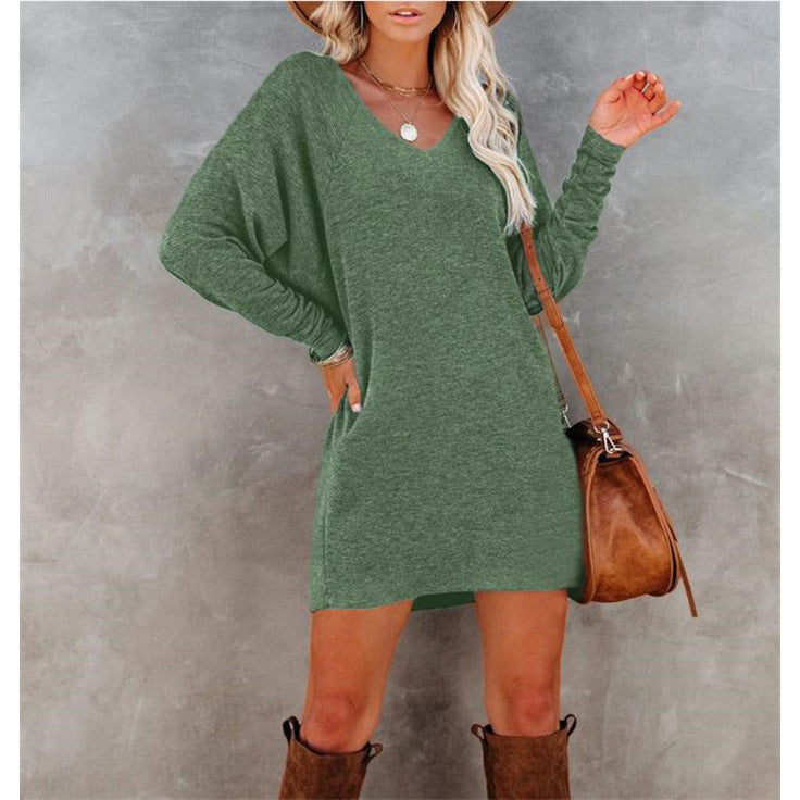 women's A-line dress, view 9 - MRSLM