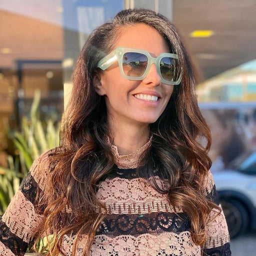 retro square frame cat eye sunglasses - MRSLM