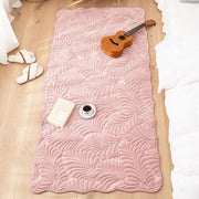 Banana leaf plush flannel rug, view 5 - MRSLM