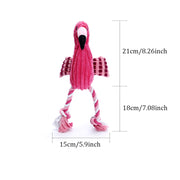 plush squeaky animal dog toy, view 2 - MRSLM