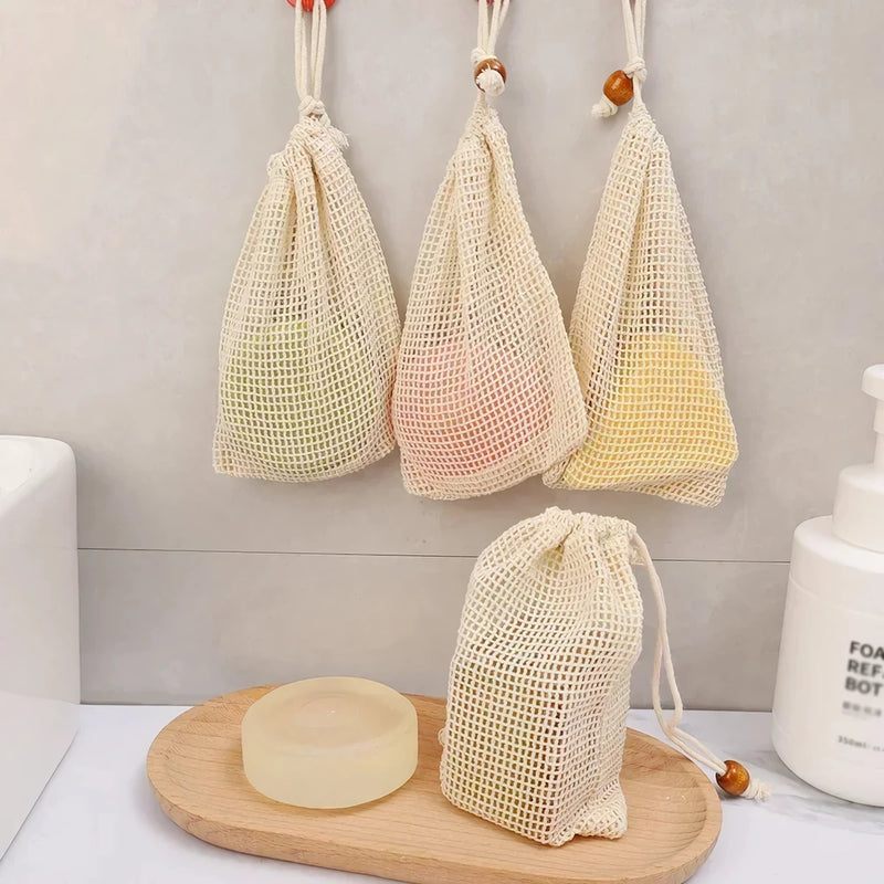 natural sisal soap bag, view 6 - MRSLM