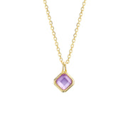 Japanese vintage amethyst necklace, view 5 - MRSLM