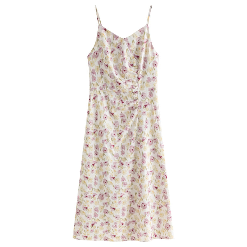 floral suspender dress, view 7 - MRSLM