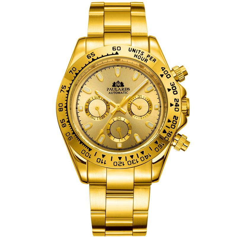 men's automatic luminous watch, view 8 - MRSLM