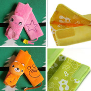 kids cartoon plush seat belt covers, view 9 - MRSLM