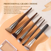 synthetic foundation and concealer brush set, view 5 - MRSLM