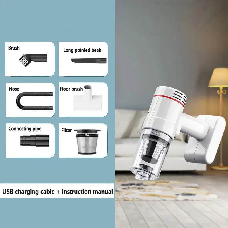 portable cordless handheld vacuum, view 5 - MRSLM