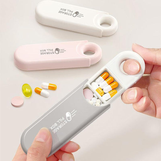portable 3 compartment pill box - MRSLM