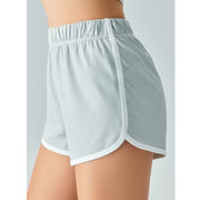 Women's cool cotton yoga shorts, view 9 - MRSLM