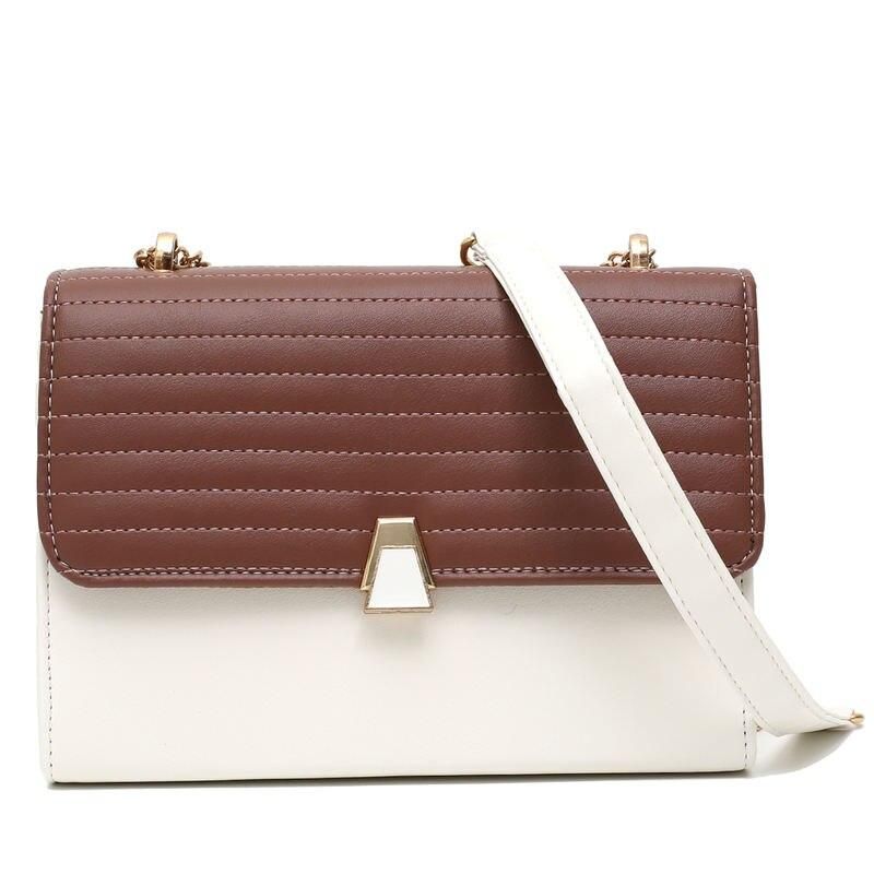 color block quilted shoulder bag, view 5 - MRSLM