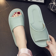 unisex cowhide home slippers, view 9 - MRSLM