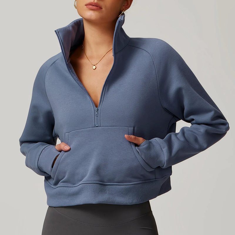 women's winter fleece hoodie, view 6 - MRSLM