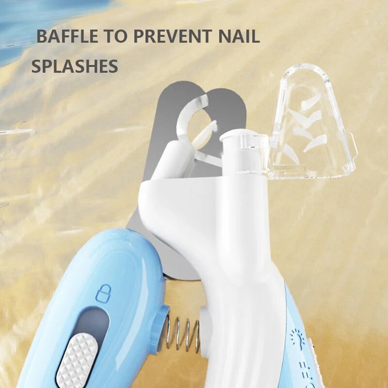 Pet nail clippers with LED light, view 7 - MRSLM