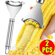 stainless steel corn stripper set, view 3 - MRSLM