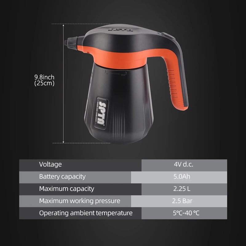 cordless foam sprayer, view 7 - MRSLM