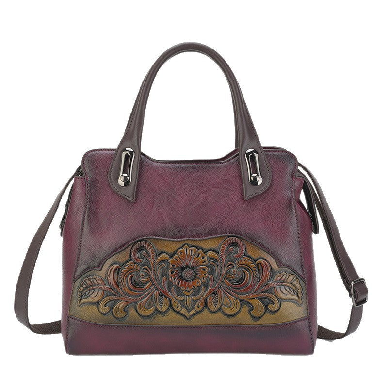 embossed retro crossbody bag for women, view 10 - MRSLM