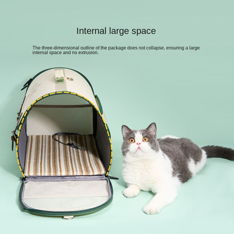 Expandable pet carrier backpack, view 4 - MRSLM