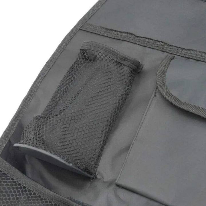 Universal Waterproof Car Seat Back Organizer: Multifunctional Storage in Black