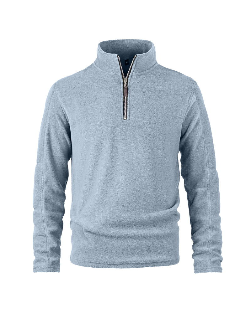 Men's half-zip polar fleece pullover, view 8 - MRSLM
