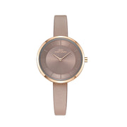 women's leather strap watch, view 5 - MRSLM