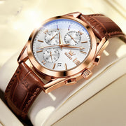 men's three-eye calendar sports watch, view 5 - MRSLM