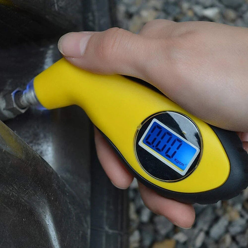 compact lcd digital tire pressure gauge, view 7 - MRSLM