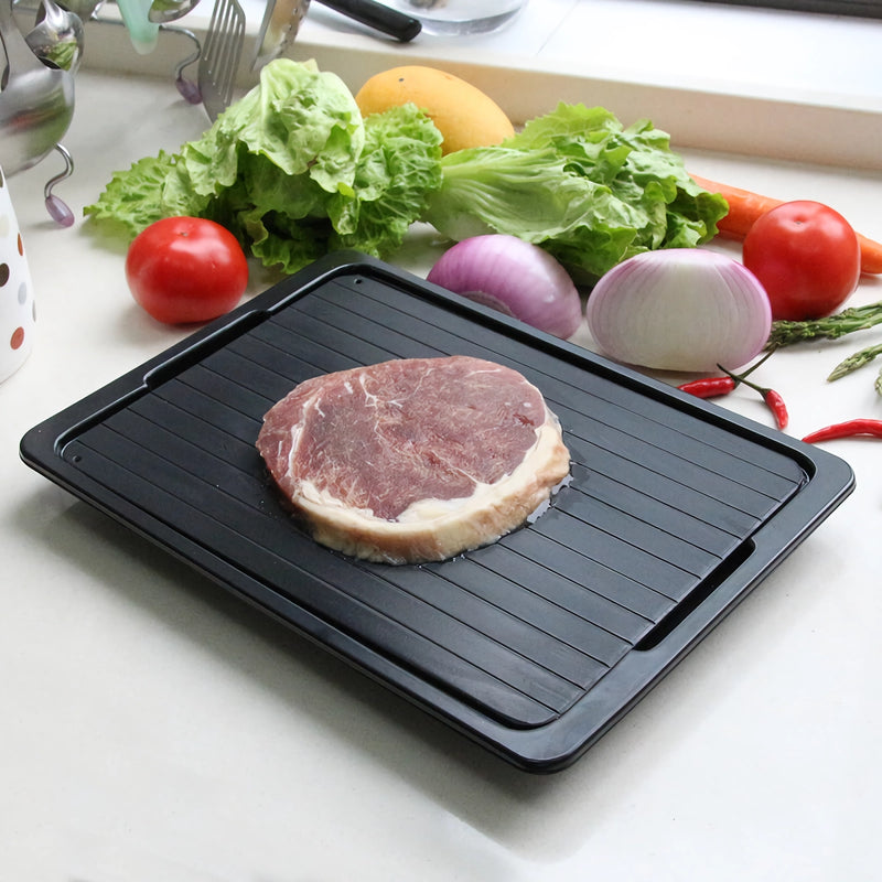 fast defrost tray for meat, fish and seafood, view 3 - MRSLM