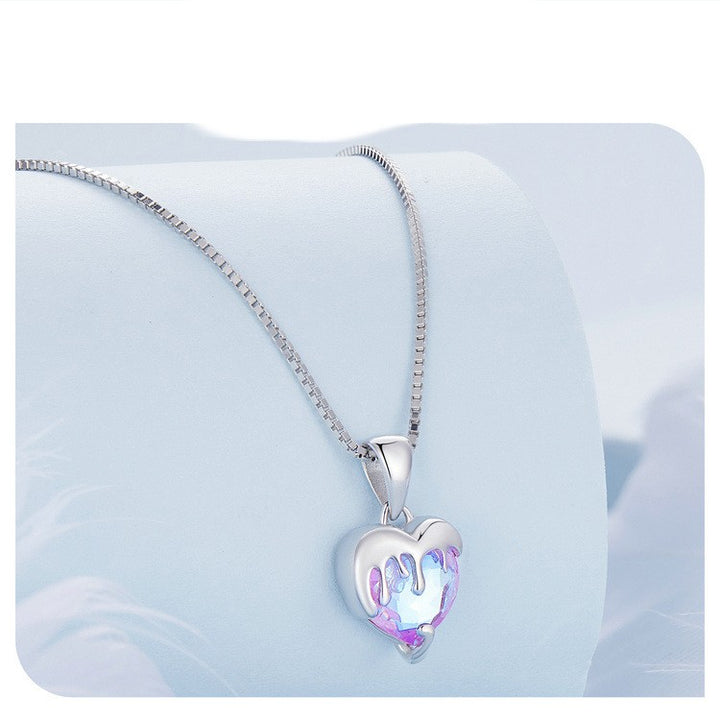 925 Silver Melting Ear Chain Necklace