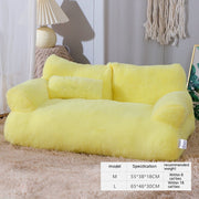 plush pet sofa bed, view 6 - MRSLM
