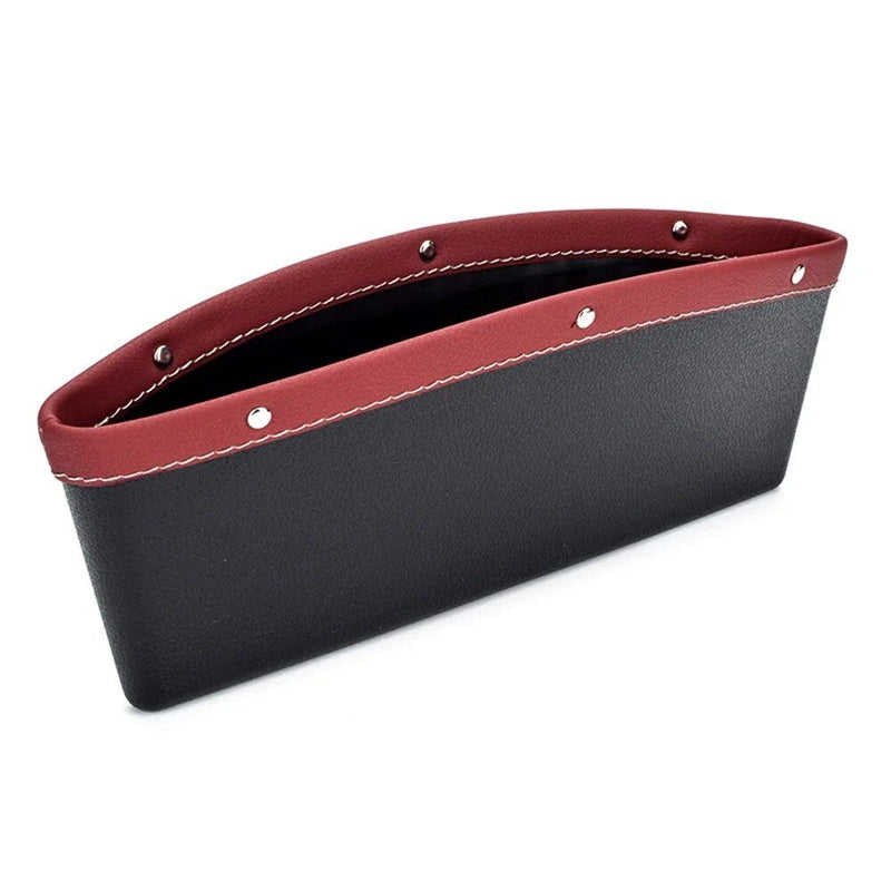 PU leather car seat gap organizer, view 2 - MRSLM