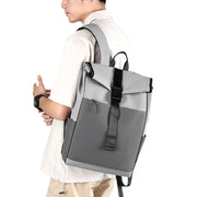 casual nylon computer backpack, view 5 - MRSLM