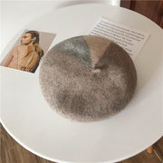 mixed color wool beret for women, view 8 - MRSLM