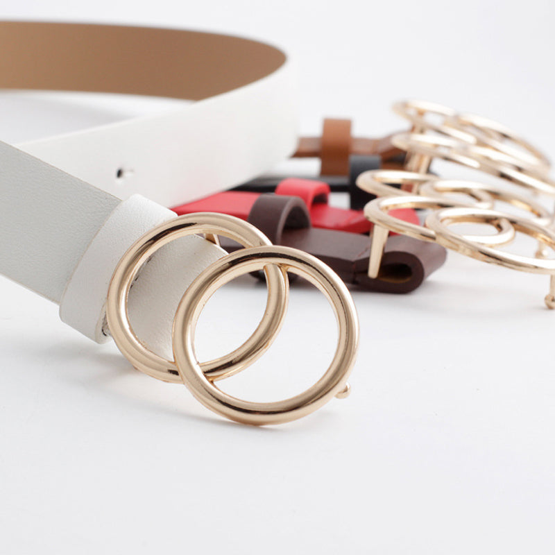 minimalist alloy buckle belt, view 9 - MRSLM
